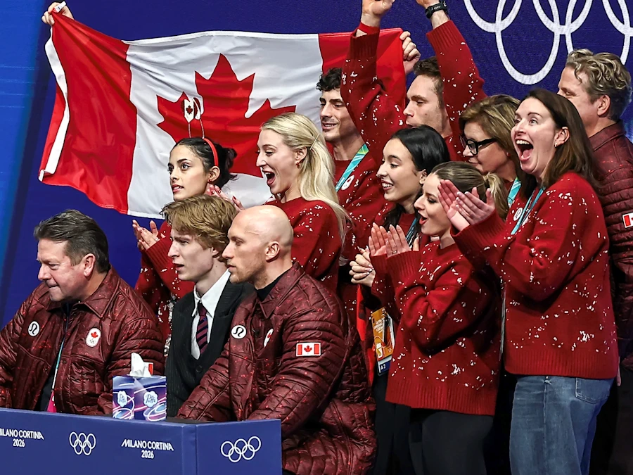 OL 2026 kunstløpsarrangement Team Canada menns kortprogram